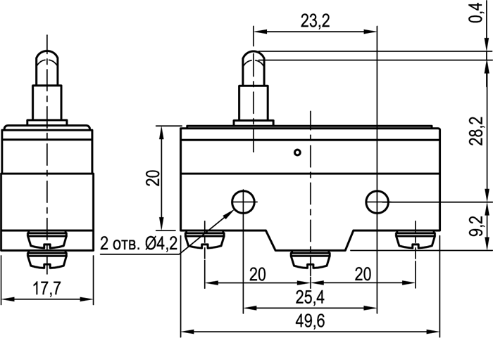 Концевой выключатель KLS-A5.15C