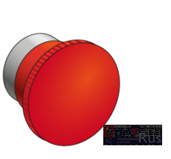 Кнопка грибовидная без фиксации, 1NC, красный, ?40 мм MTB2-BCZ124