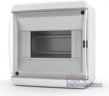 UNC 40-06-2 - ЩИТ НАВЕСНОЙ 6 МОДУЛЕЙ, ПРОЗРАЧНАЯ СЕРАЯ ДВЕРЦА, IP41