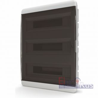 BVK 40-54-1-Щит встраиваемый 54 модуля, прозрачная серая дверца, IP41