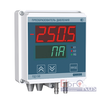 ПД150-ДВ16,0К-899-0,5-1-Р ОВЕН электронный измеритель низкого давления (тягонапоромер) для автоматики котельных установок и вентиляционных систем