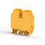 Клеммник на DIN-рейку 35мм.кв. (желтый); AVK35 RD
