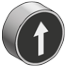 Кнопка плоская с маркировкой, белая, знак "стрелка вверх", 1NO MTB2-BAZ11334 