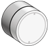 Кнопка плоская с маркировкой, красная, знак "stop", 1NC MTB2-BAZ12434 