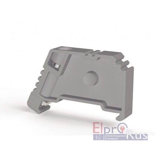 495049 Klemsan Упор на DIN-рейку MR35, с винтом, (серый); KD 3 - цена ...